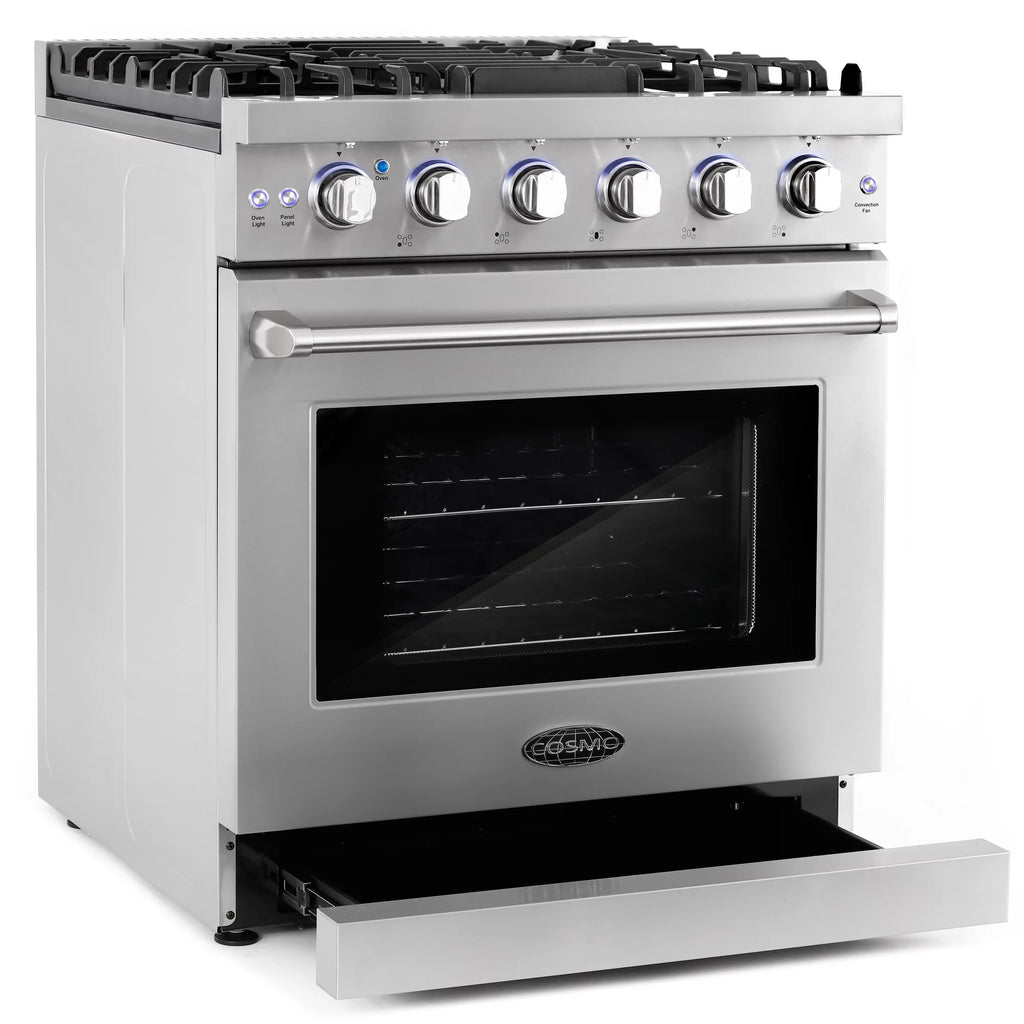 30 Inch 4.5 Cubic Foot Gas Range Convection Oven B971