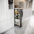 White 3-Tier Slide Out Storage Tower U222