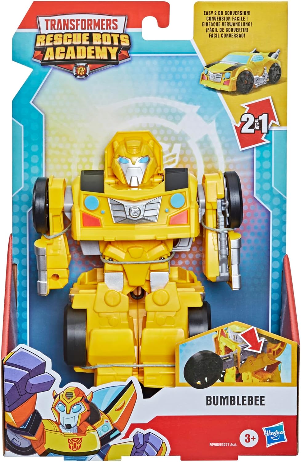 6-Inch Converting Toy Robot Action Figure F969