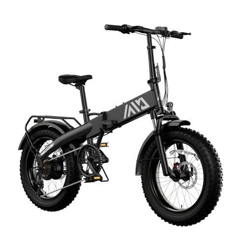 20"x 4" Fat Tire 7-Speed Folding Electric Bike E569132