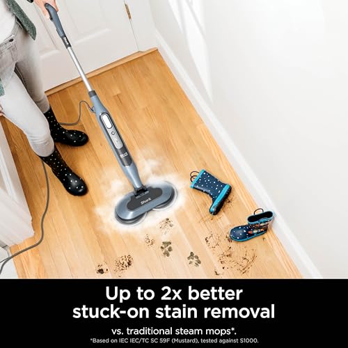 All-in-One Hard Floor Steam Mop with 3 Steam Modes & LED Headlights Y487426
