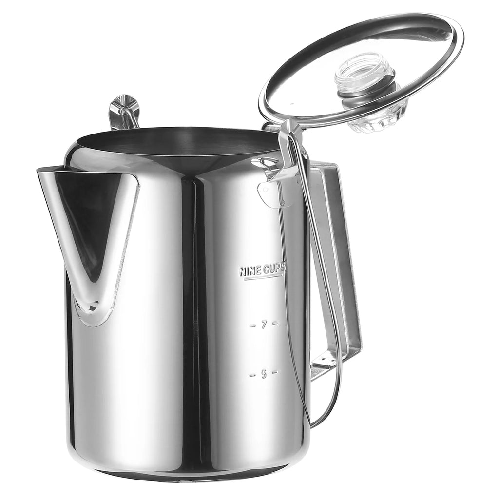 1.2L 9 Cup Stainless Steel Coffee Percolator E3257