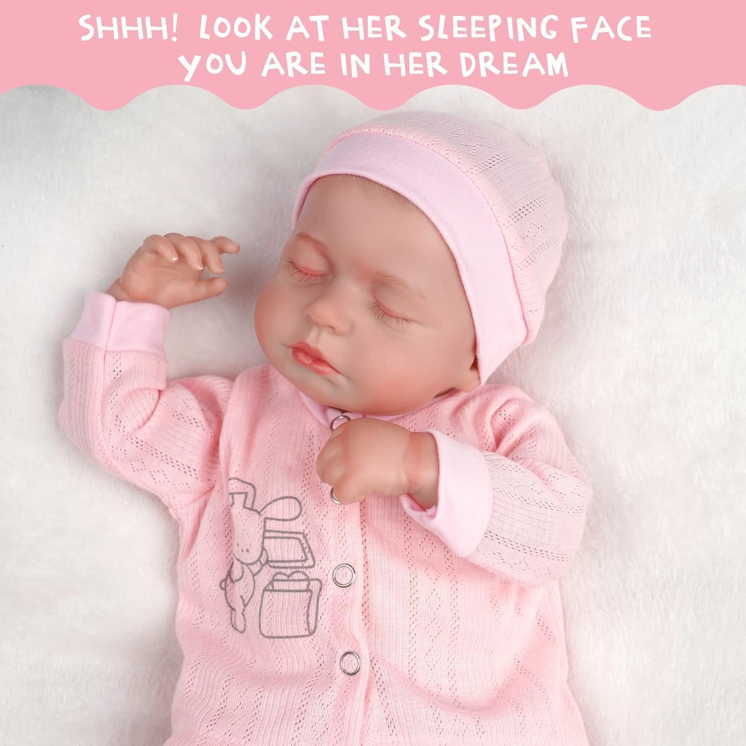 18 Inch Soft Body Realistic Reborn Baby Doll R974