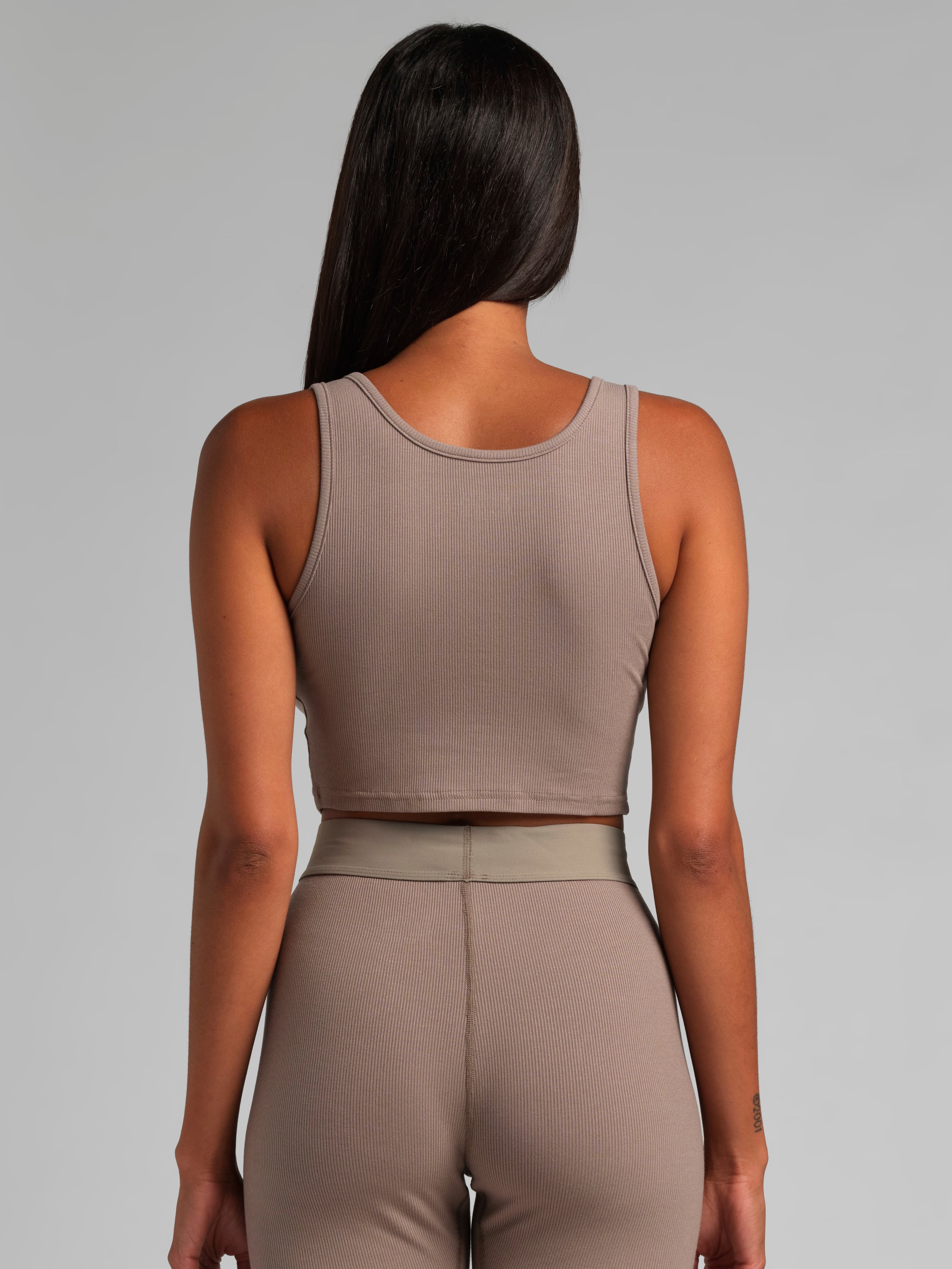 Rib Contour Crop Tank