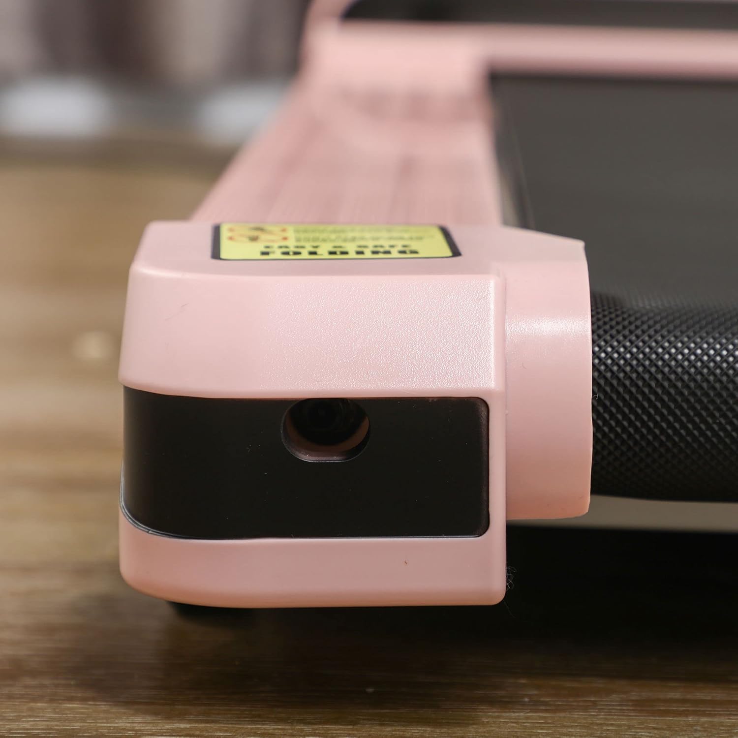 Pink Under Desk Treadmill with Foldable Wheels R468075