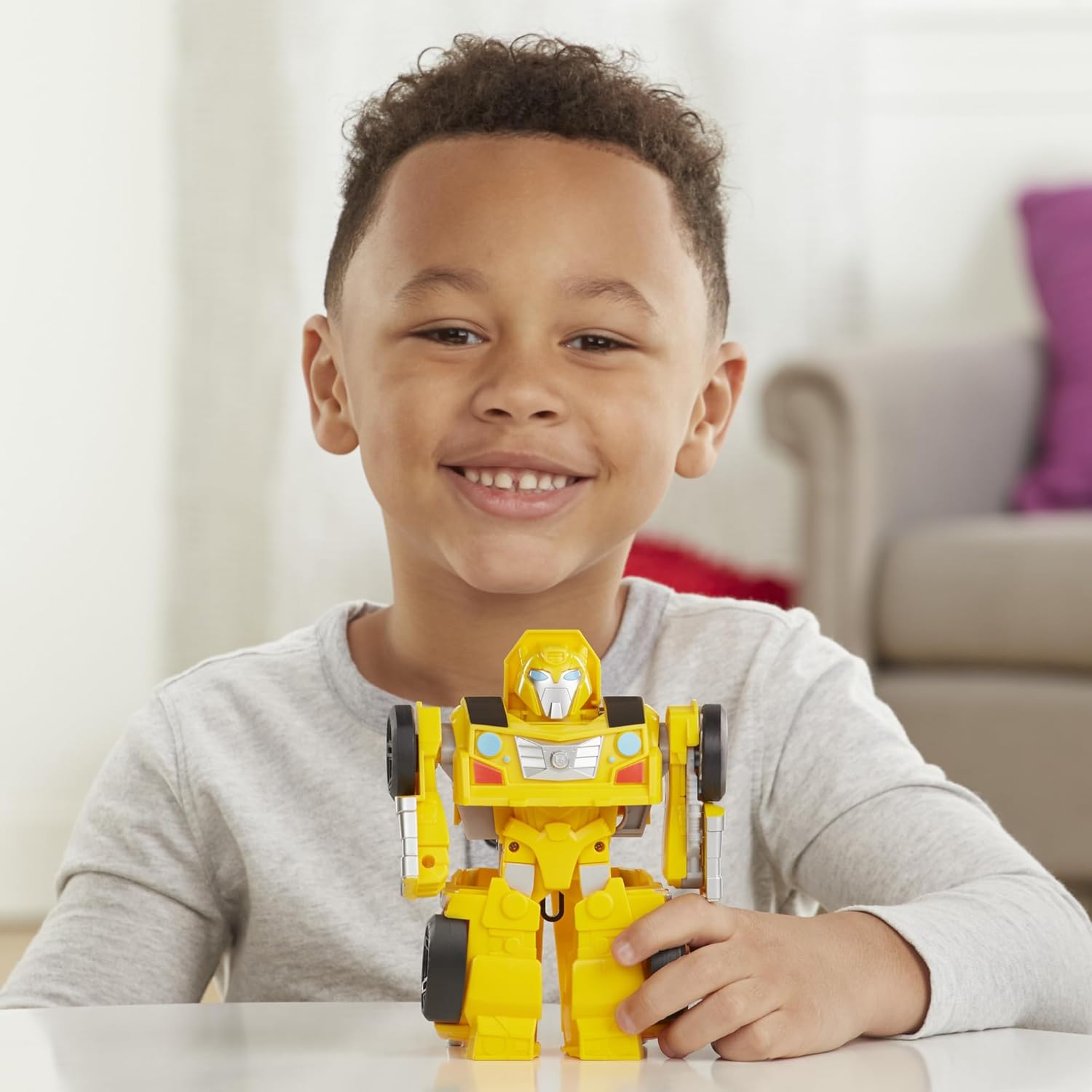 6-Inch Converting Toy Robot Action Figure F969