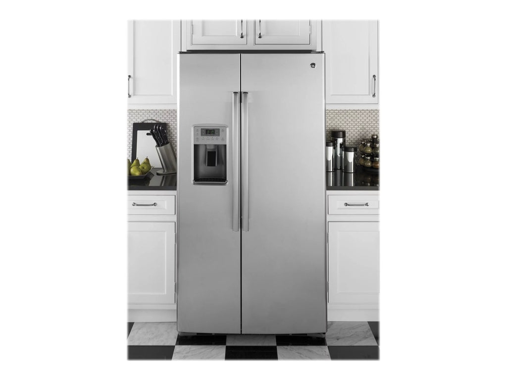 Side-by-side Refrigerator-freezer with Water and Ice Dispenser - 28.4 cu. ft - Stainless Steel H97391