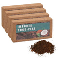 Coco Coir Bricks Natural Organic Compressed Coconut Coir Fiber 4Pack K497