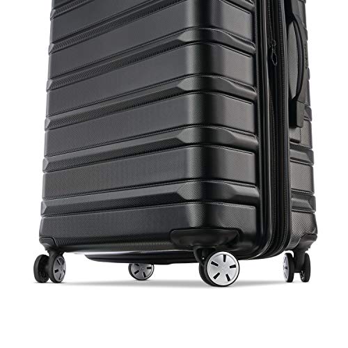 Midnight Black 2-Piece Hardside Expandable Luggage Set T182