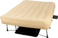 Queen Size Self Inflatable Air Mattress with Frame & Rolling Case N3754