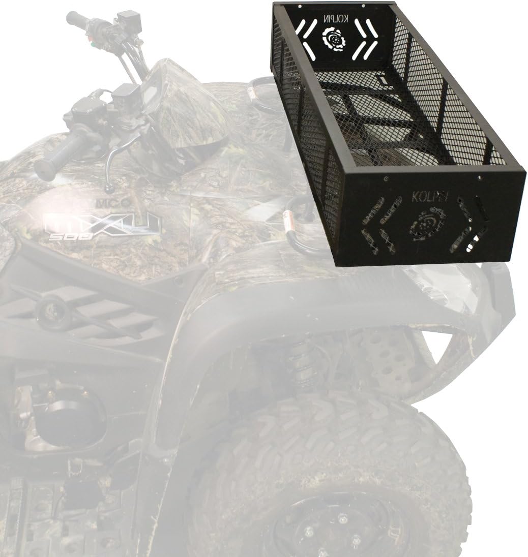 Black ATV Front Rack Gear Basket H437403
