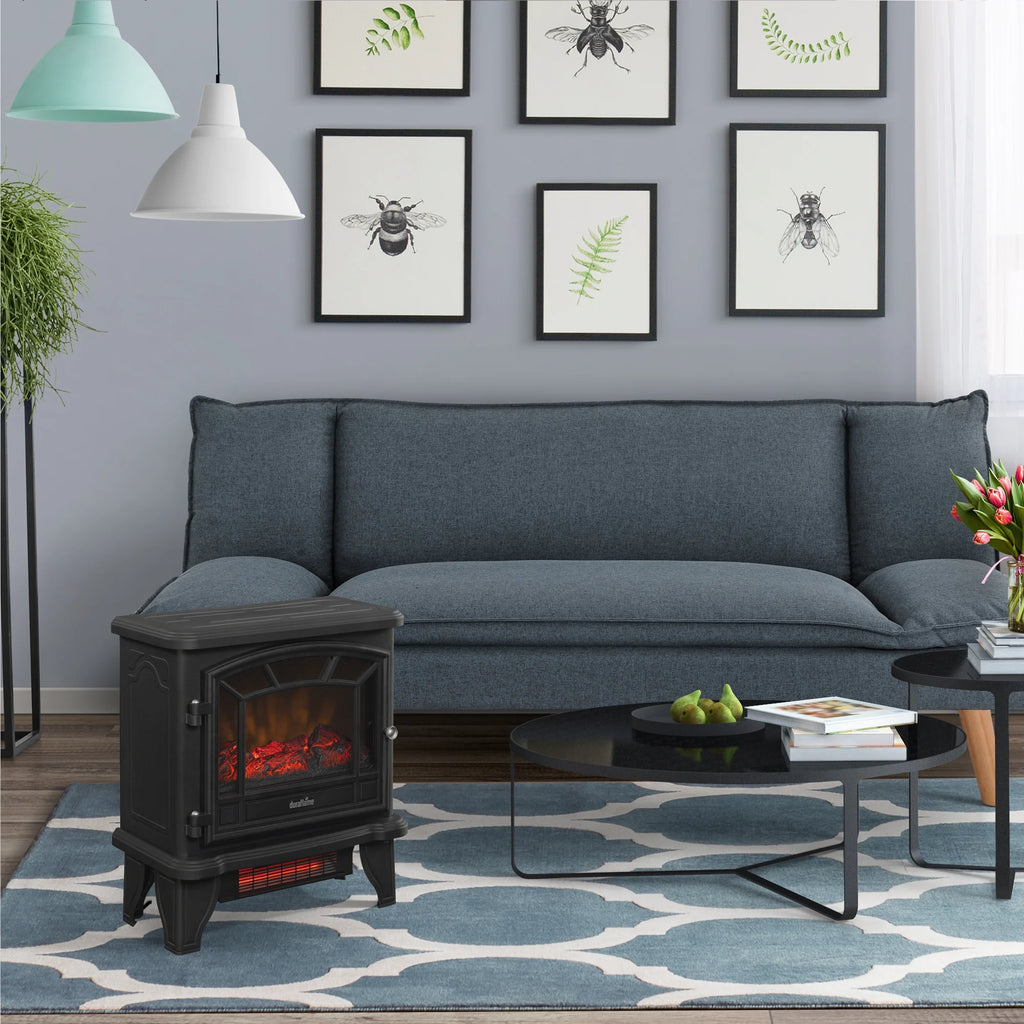 1,000 sq ft Infrared Quartz Electric Fireplace Stove Heater T691