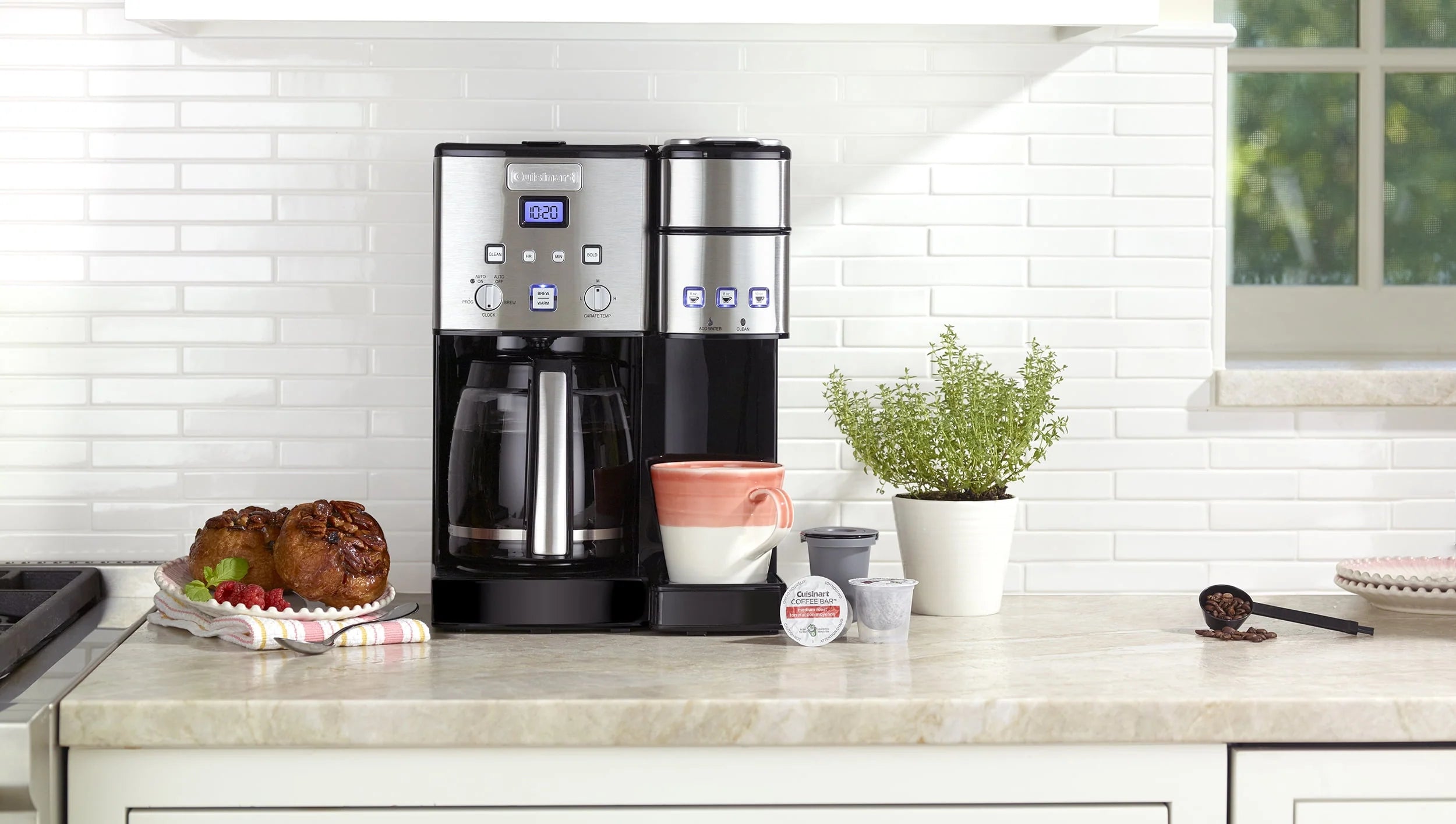 12 Cup Coffeemaker and Single-Serve Brewer E651