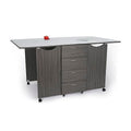 Ash White Cutting Table with Storage P68727