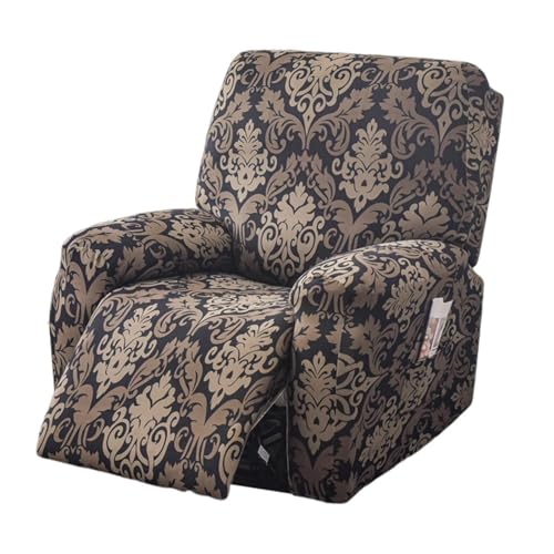 4-Pieces Non Slip Recliner Slipcovers with Arms T97711