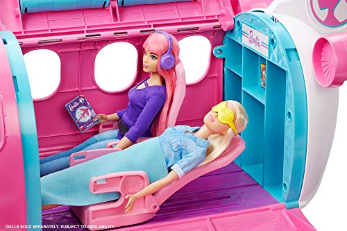 Transforming Playset with Reclining Seats and Overhead Compartments, 15+ Pieces N538