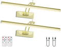 2 Pack 16" Battery Operated Gold Picture Light P616