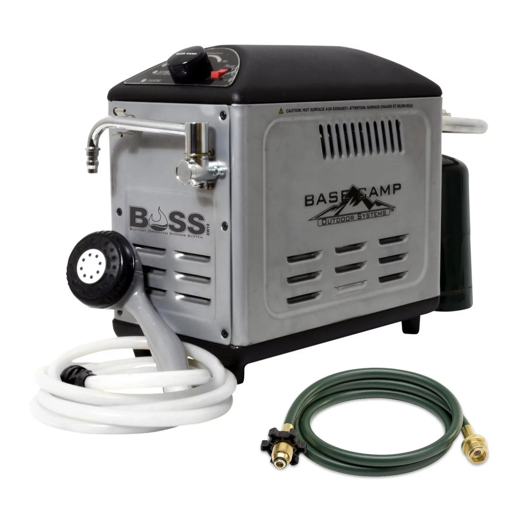 Battery Operated Shower System with 10-Feet Hose Q96483