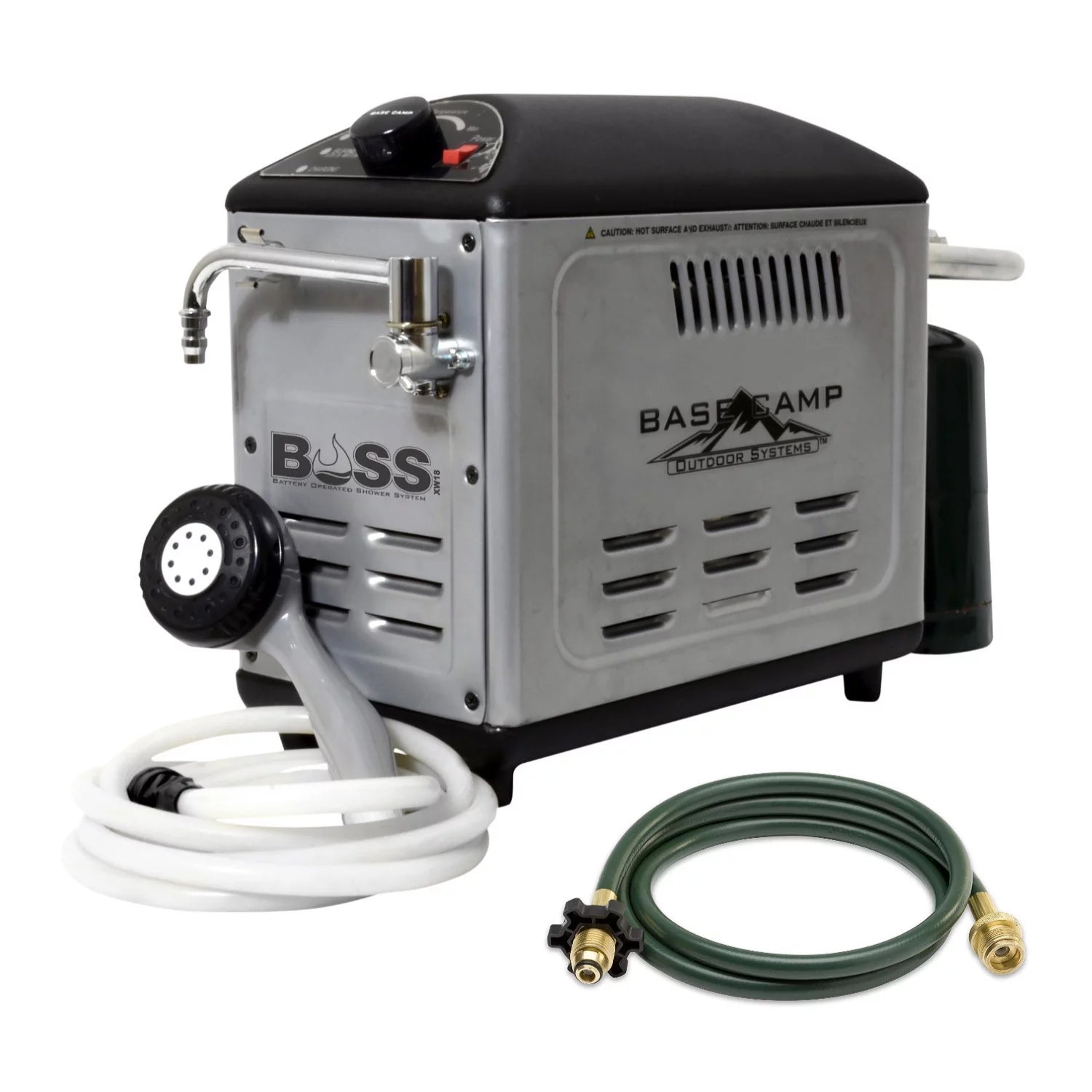 Battery Operated Shower System with 10-Feet Hose Q96483