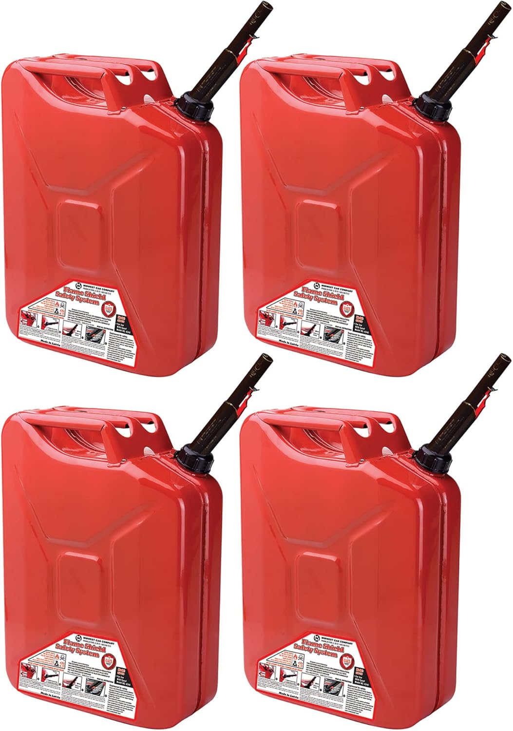 5-Gal Metal Gas Can (4 Pack) H97397
