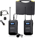 48-Channel UHF Wireless Lavalier Microphone System with 1 Receiver, 1 Transmitter, and 1 Lapel Microphone U472874