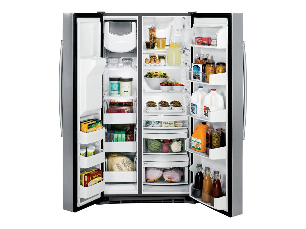 Side-by-side Refrigerator-freezer with Water and Ice Dispenser - 28.4 cu. ft - Stainless Steel H97391