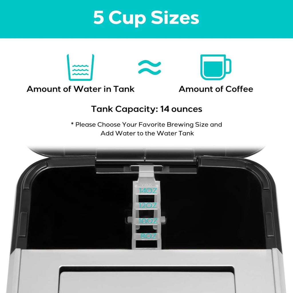 Stainless Steel K Cup Coffee Maker Y95180