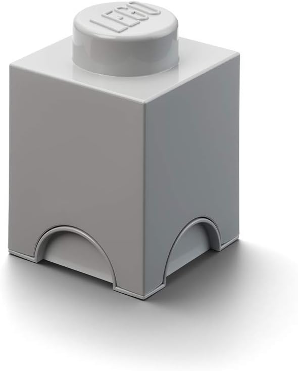 Medium Stone Grey Stackable Storage Containers L850635