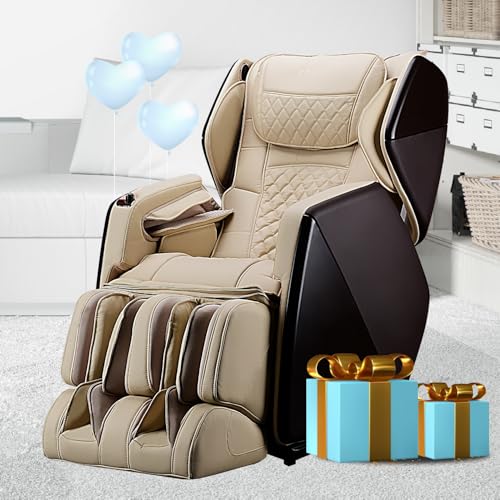 Brown Massage Chair with Zero Gravity Reclining T31247