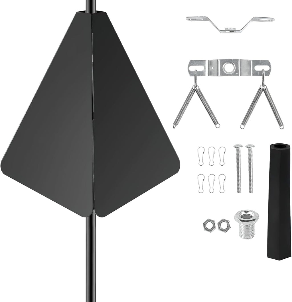 Black Squirrel Baffle for Bird Feeder Pole P208218