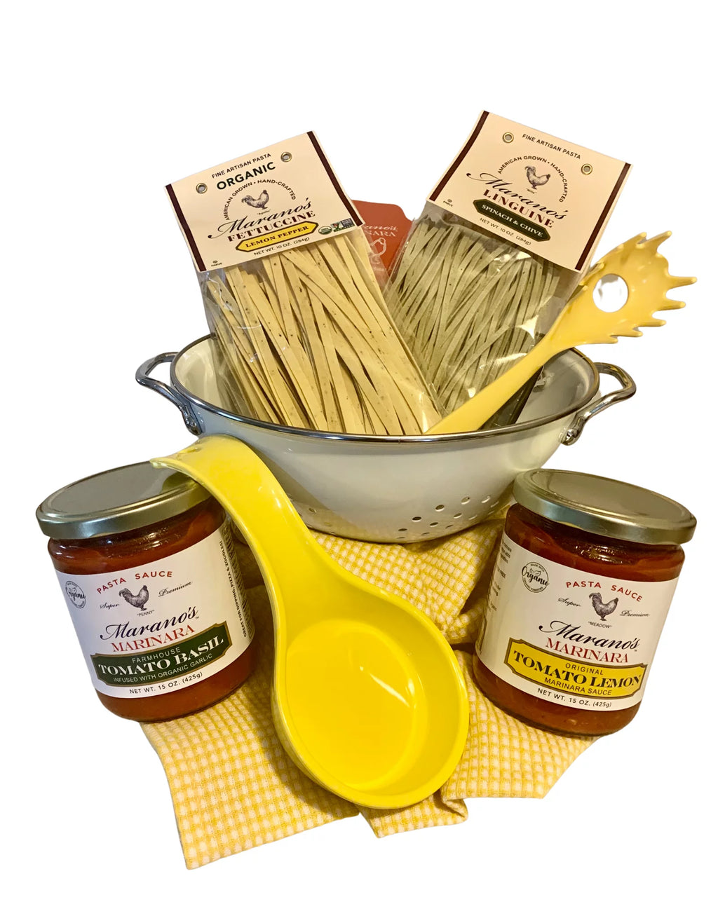 Gourmet Gift Basket with Marinara Sauces and Artisan Pastas S177