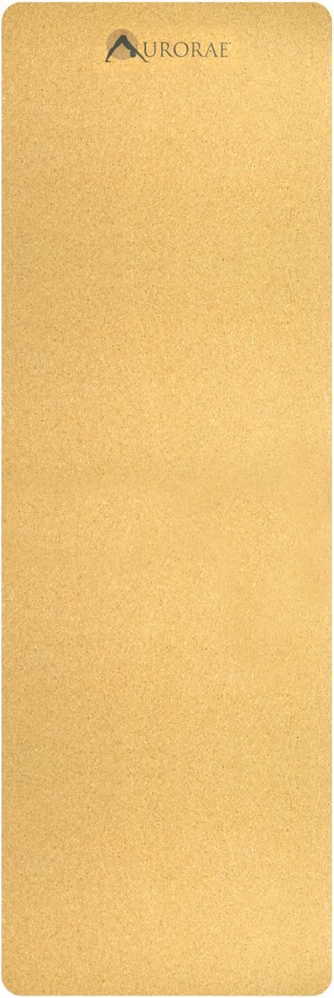 Natural Cork/Rubber Yoga Mat 73" x 24 1/2" x 5mm B36263