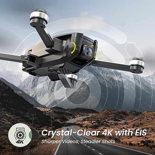 HS720E 4K Camera Drone with 2 Batteries, 46 Min Flight Time, Brushless Motor, GPS H2082
