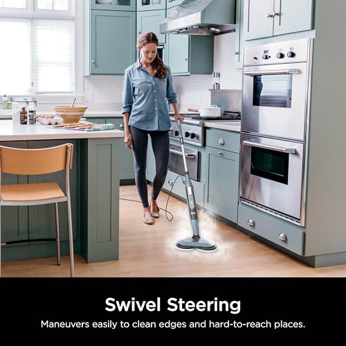 All-in-One Hard Floor Steam Mop with 3 Steam Modes & LED Headlights Y487426