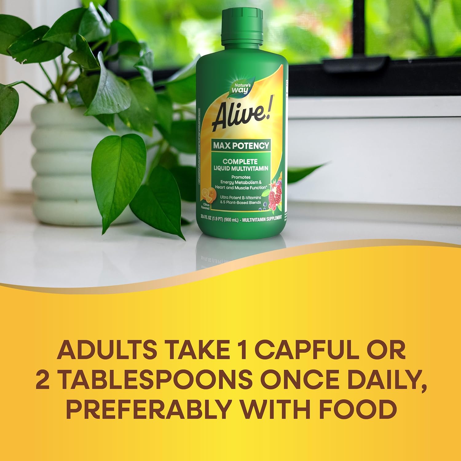 Citrus Flavored Liquid Multivitamin, 30.4 Fl Oz W393902