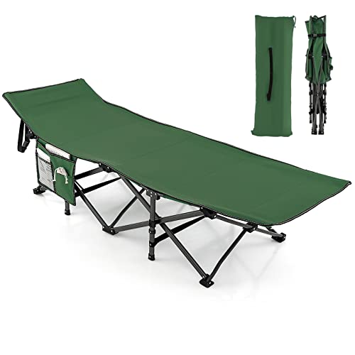 600 LBS Heavy Duty Folding Camping Cot with Carry Bag J921429