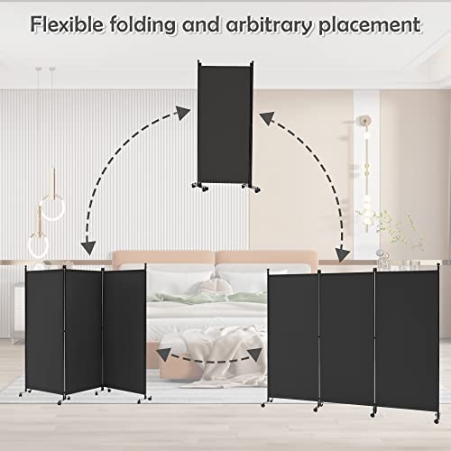 Blue Fabric Folding Room Divider I4633