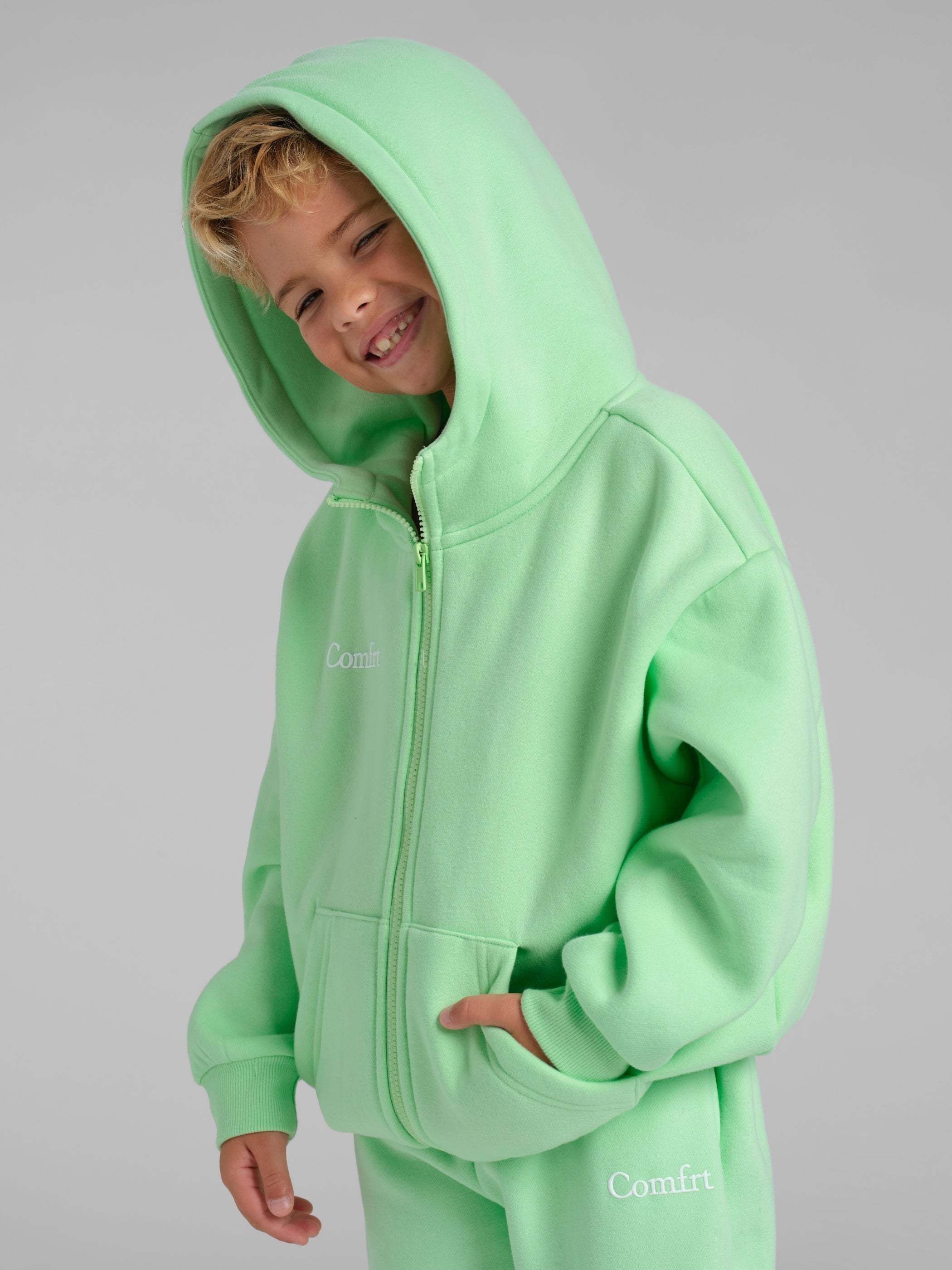 Cloud Zip Kids Hoodie