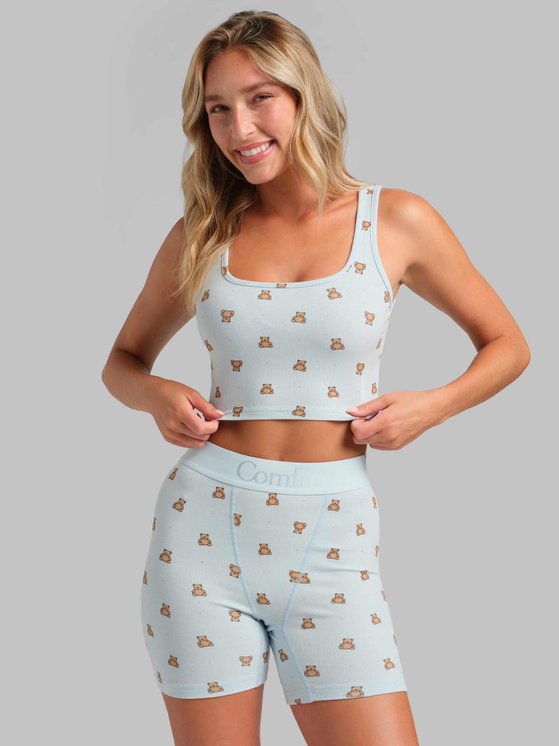 Rib Contour Crop Tank
