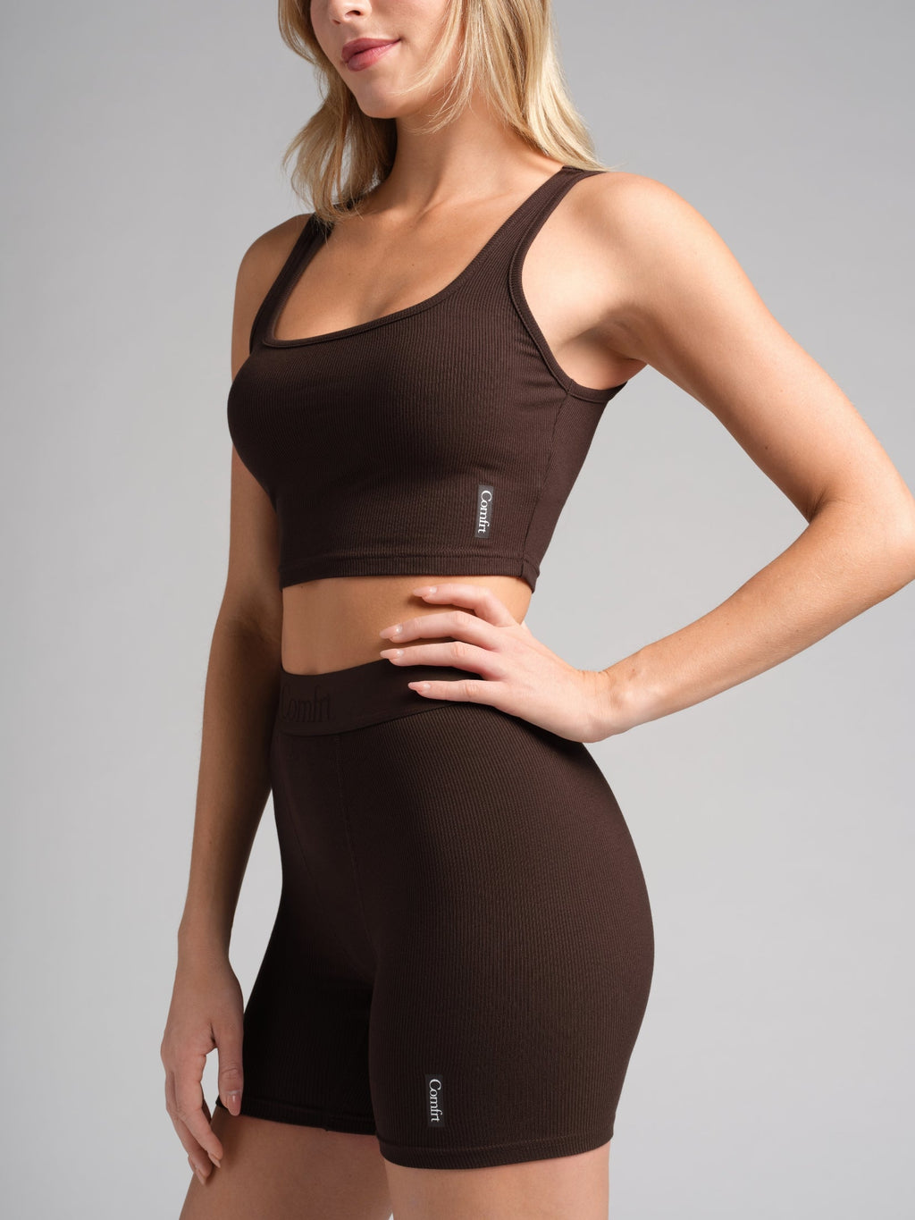 Rib Contour Crop Tank