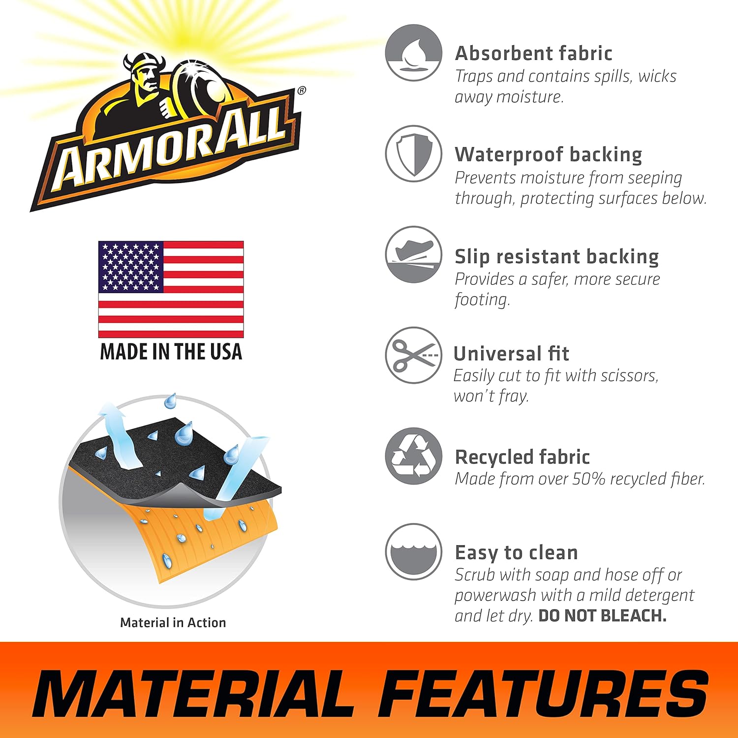 Charcoal XL Garage Floor Mat (22' x 8'10") F258