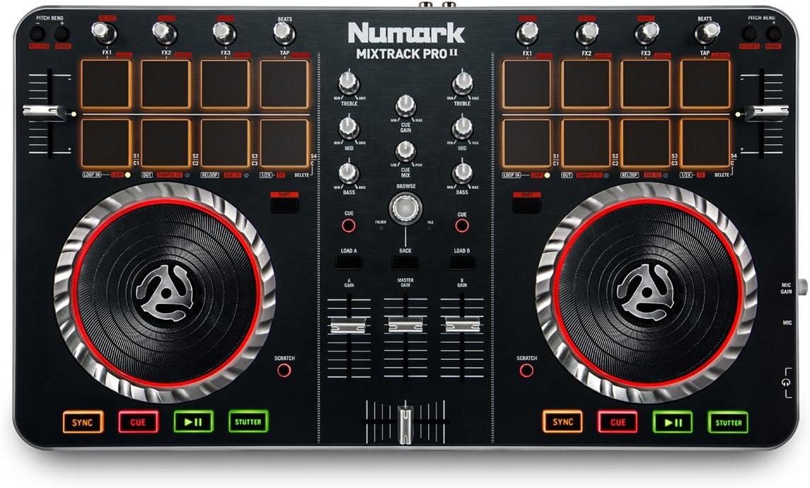 USB DJ Controller with Trigger Pads I600042