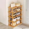 5 Tier Narrow Bamboo Shoe Rack Z142315
