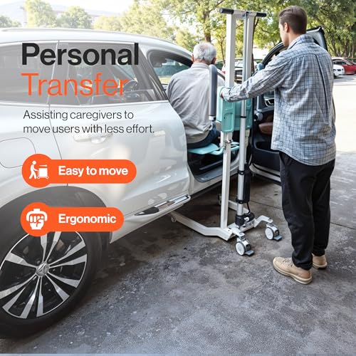 Electric Floor to Stand Lift, 500 Lbs Capacity, Portable, Adjustable P754345