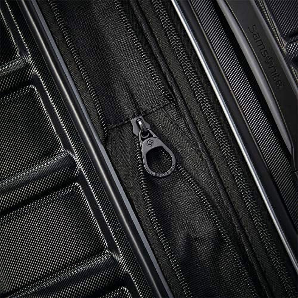 Midnight Black 3-Piece Hardside Expandable Luggage Set with Spinner Wheels N6930
