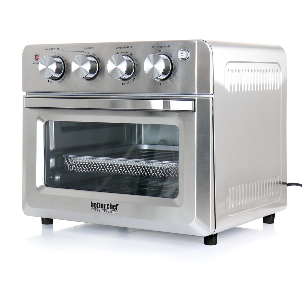 Silver 20 Liter Convection Air Fryer Toaster Oven P8686