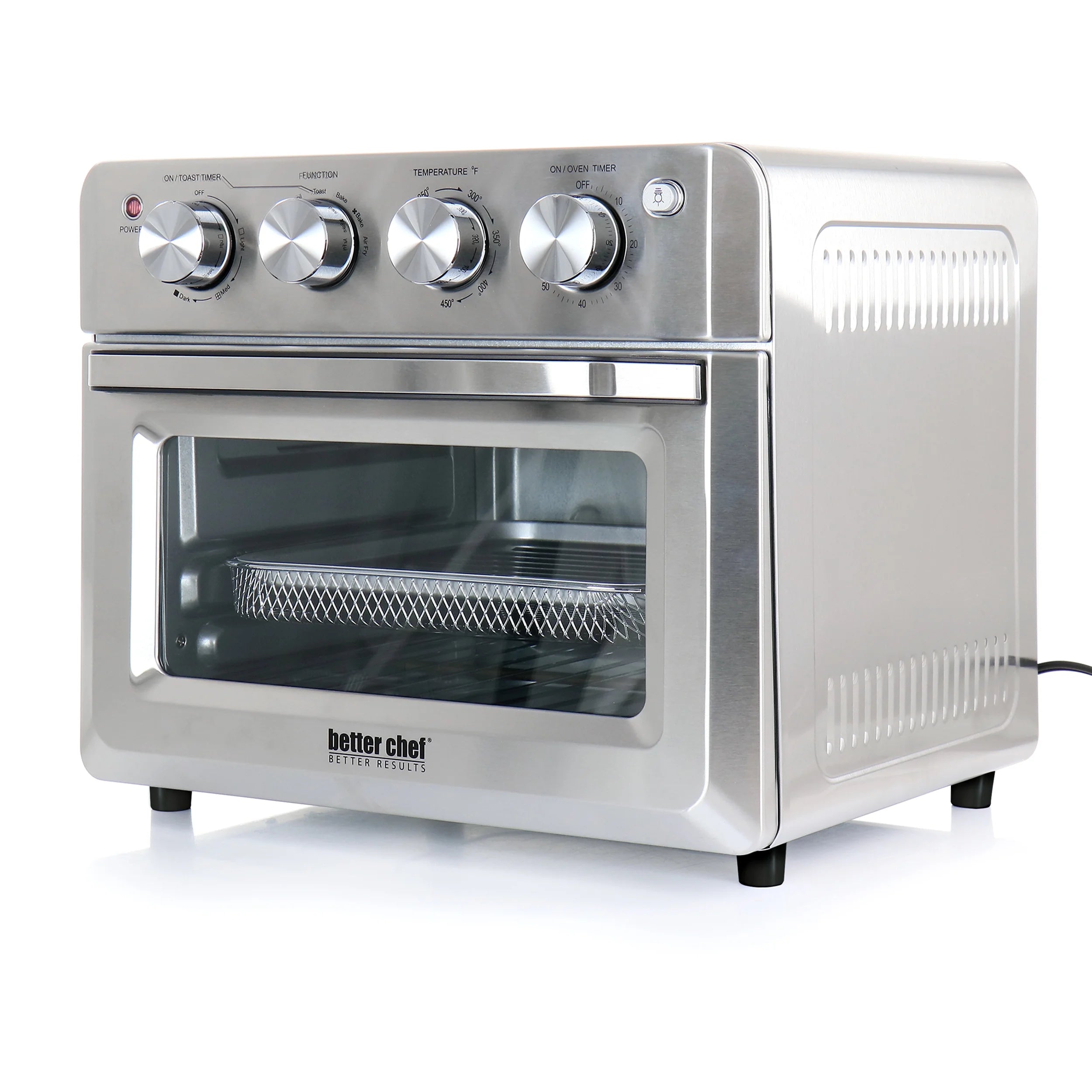 Silver 20 Liter Convection Air Fryer Toaster Oven P8686