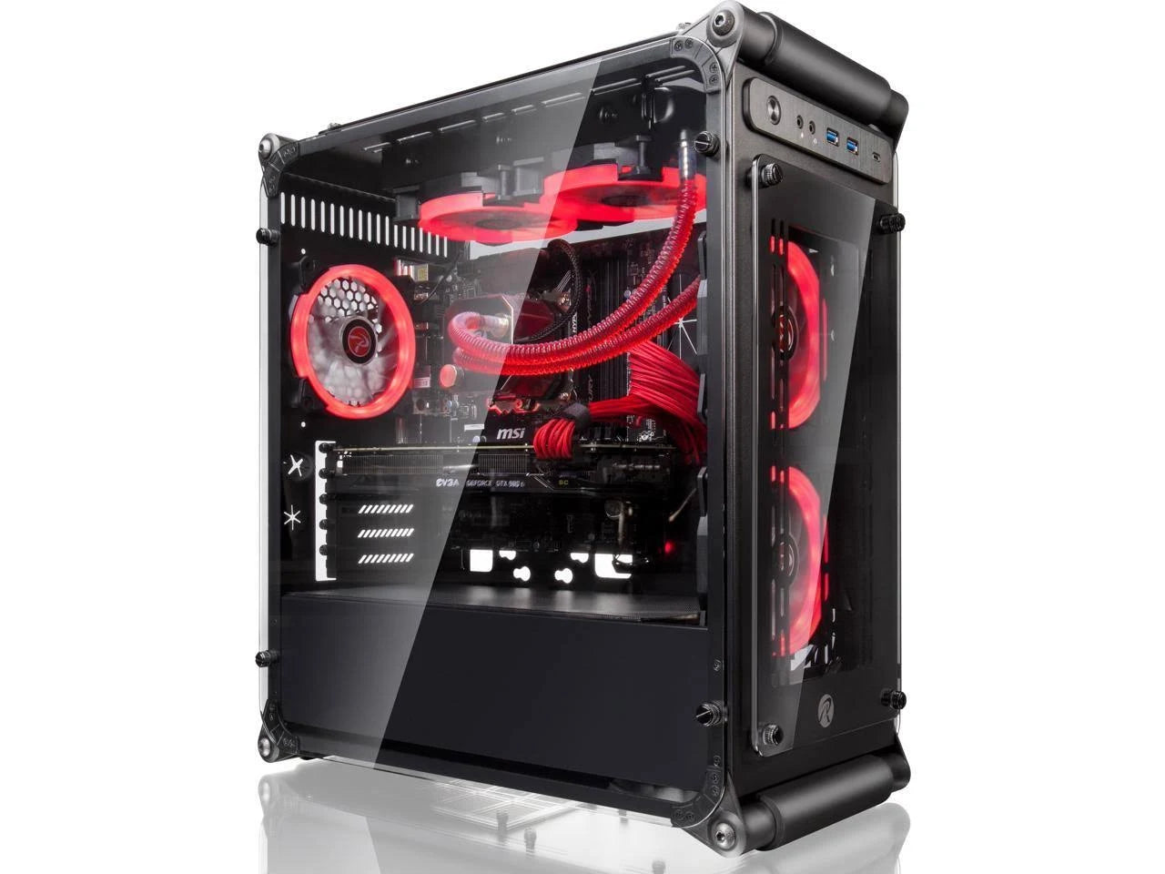 micro-ATX Gaming Case with Tempered Glass M78423