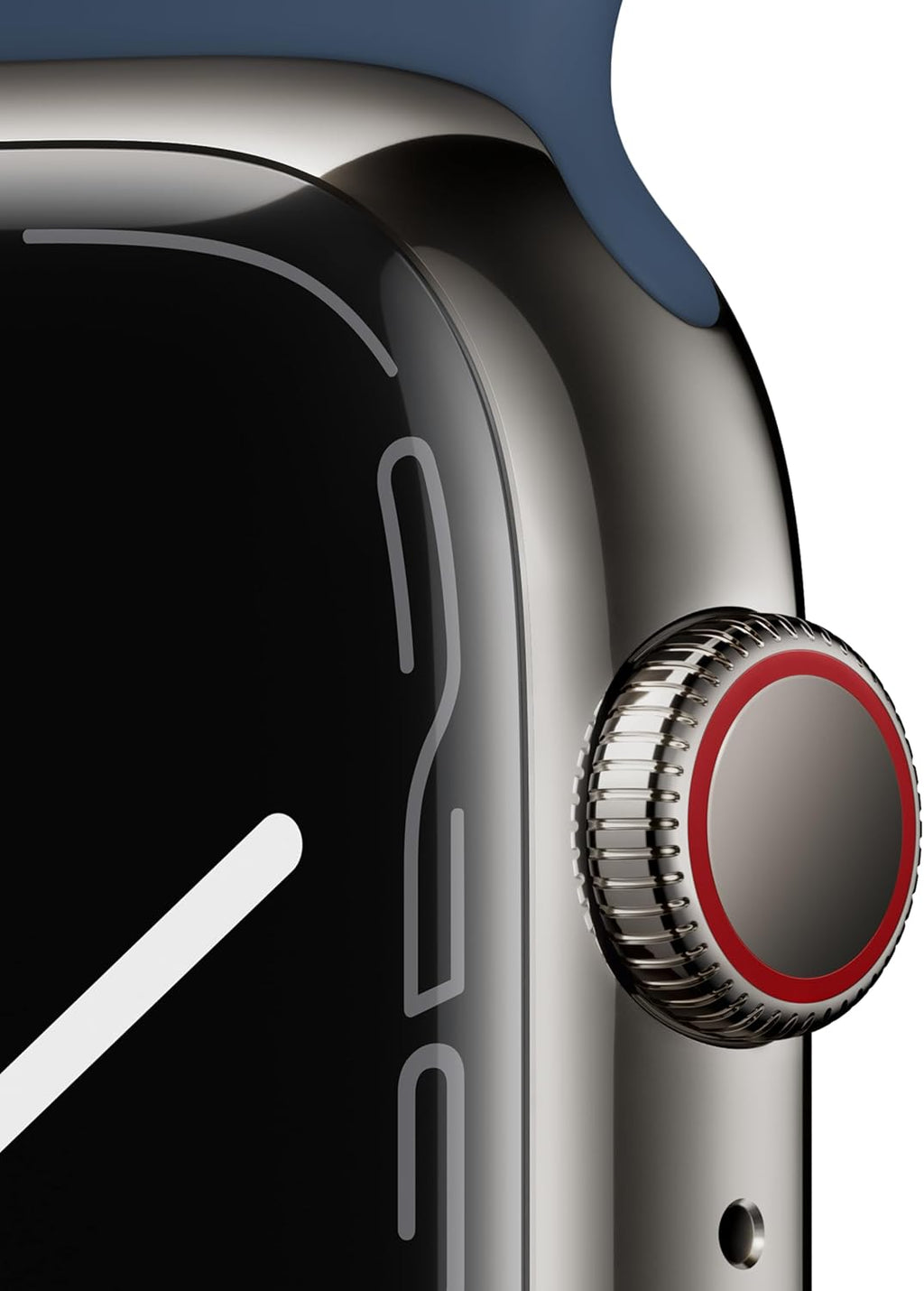 Graphite Stainless Steel 45mm Smart Watch with Abyss Blue Sport Band Z260