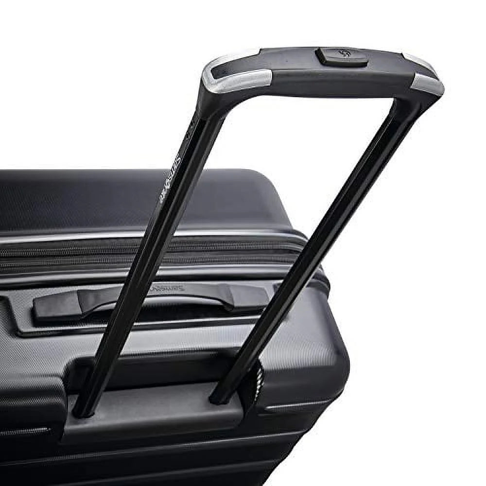 Midnight Black 3-Piece Hardside Expandable Luggage Set with Spinner Wheels N6930